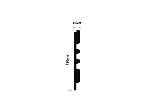 Панель LV121 GR3 HI WOOD 120,0мм х 12,0мм х 2,7м.